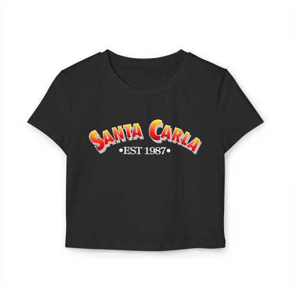 Santa Carla Womens Baby Tee
